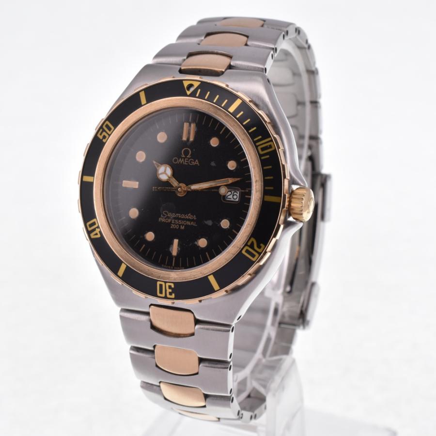 オメガ　シーマスター　プロフェッショナル　200 ビンテージ　SS×YG OMEGA オメガ シーマスタープロフェッショナル 200m ラージ