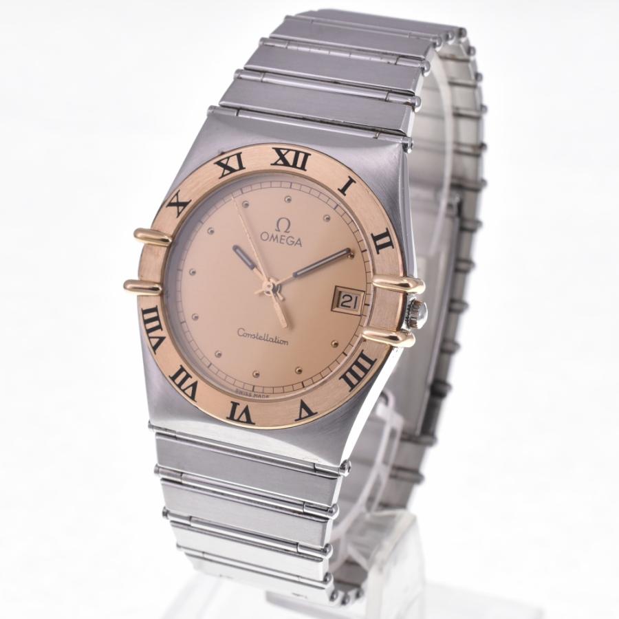 OMEGA（オメガ） コンステレーション デイト YGフラットベゼル