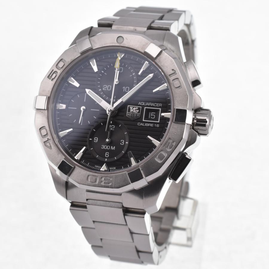 タグホイヤー TAG HEUER CAY2110-0 アクアレーサー クロノグラフ デイト キャリバー16 自動巻き メンズ 良品 箱付き P ...