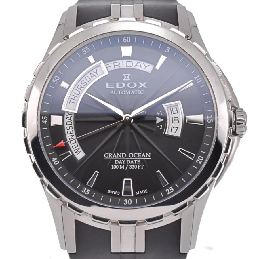エドックス EDOX 83006 グランドオーシャン デイデイト 自動巻き メンズ 美品 箱・保証書付き Q#127264 : 127264 ...
