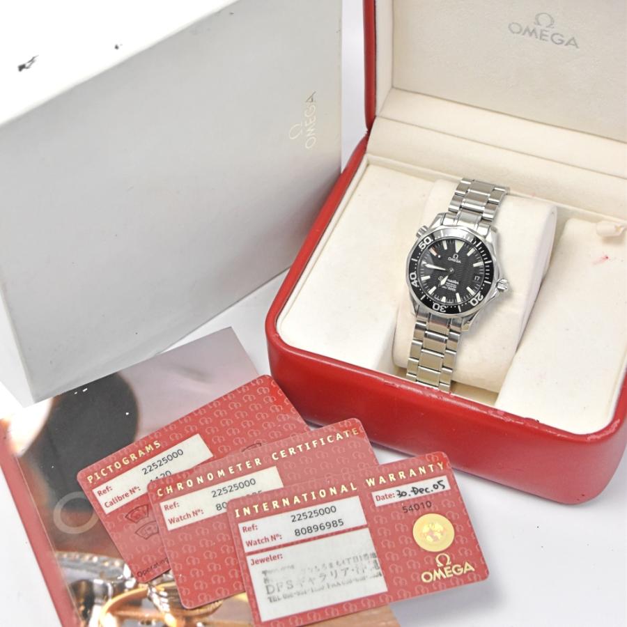 オメガ OMEGA 2252.50 シーマスター 300M デイト 自動巻き ボーイズ 箱 