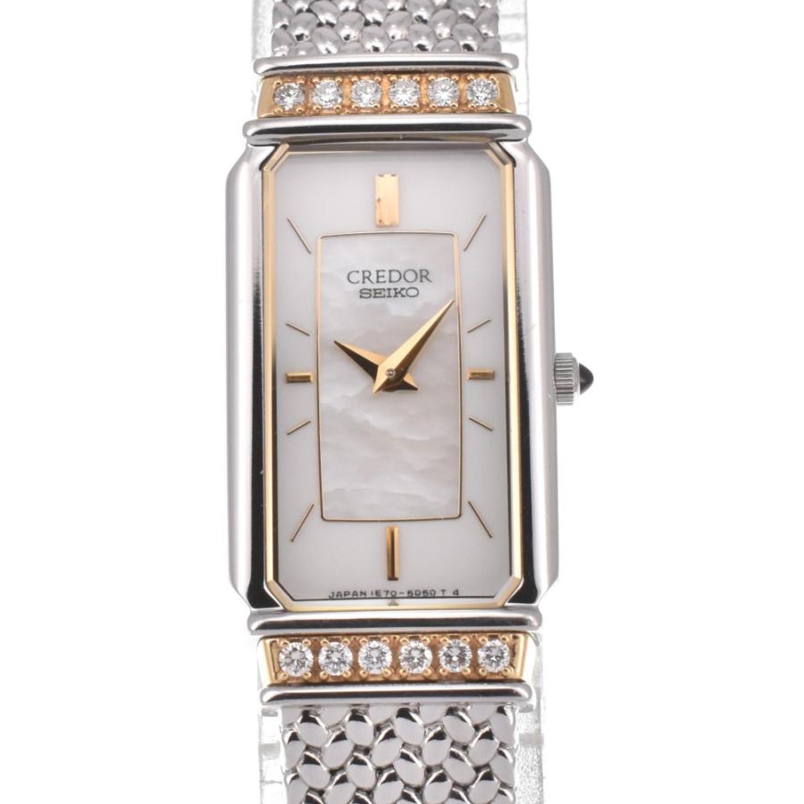CREDOR ☆腕時計☆K18YG ☆8Pダイヤモンド☆SEIKO 【公式通販】
