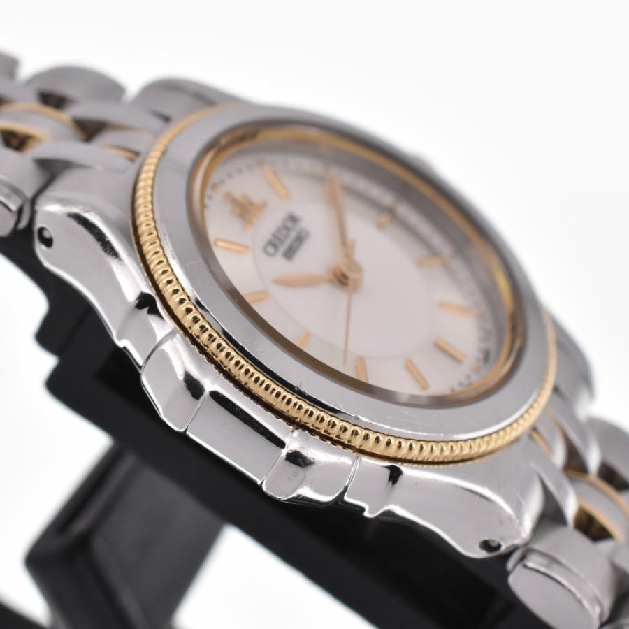 SEIKO △ セイコー 4J81-0B10 クレドール K18/SS クォーツ レディース  