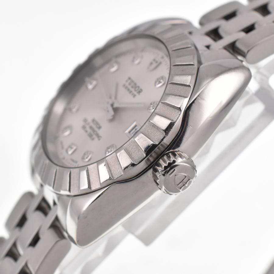 チュードル TUDOR 22010 クラシックデイト 10Pダイヤ 自動巻き TUDOR ☆良品 【TUDOR】チュードル クラシックデイト 10Pダイヤ