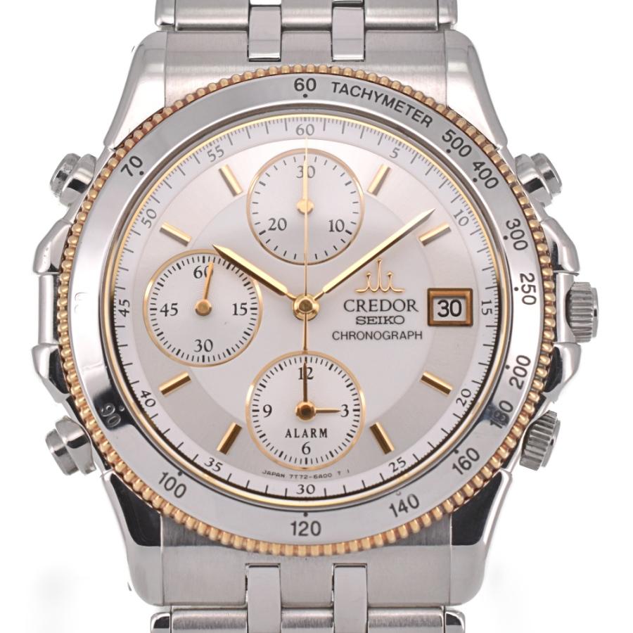 SEIKO（セイコー） SEIKO 7T72-6A00 クレドール クロノグラフ K18YG
