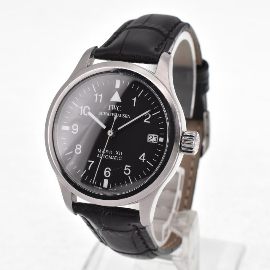 IWC SCHAFFHAUSEN IW324101 パイロットウォッチ マーク12 自動巻き メンズ 良品 保証書付き G#128015｜aonohappa｜02