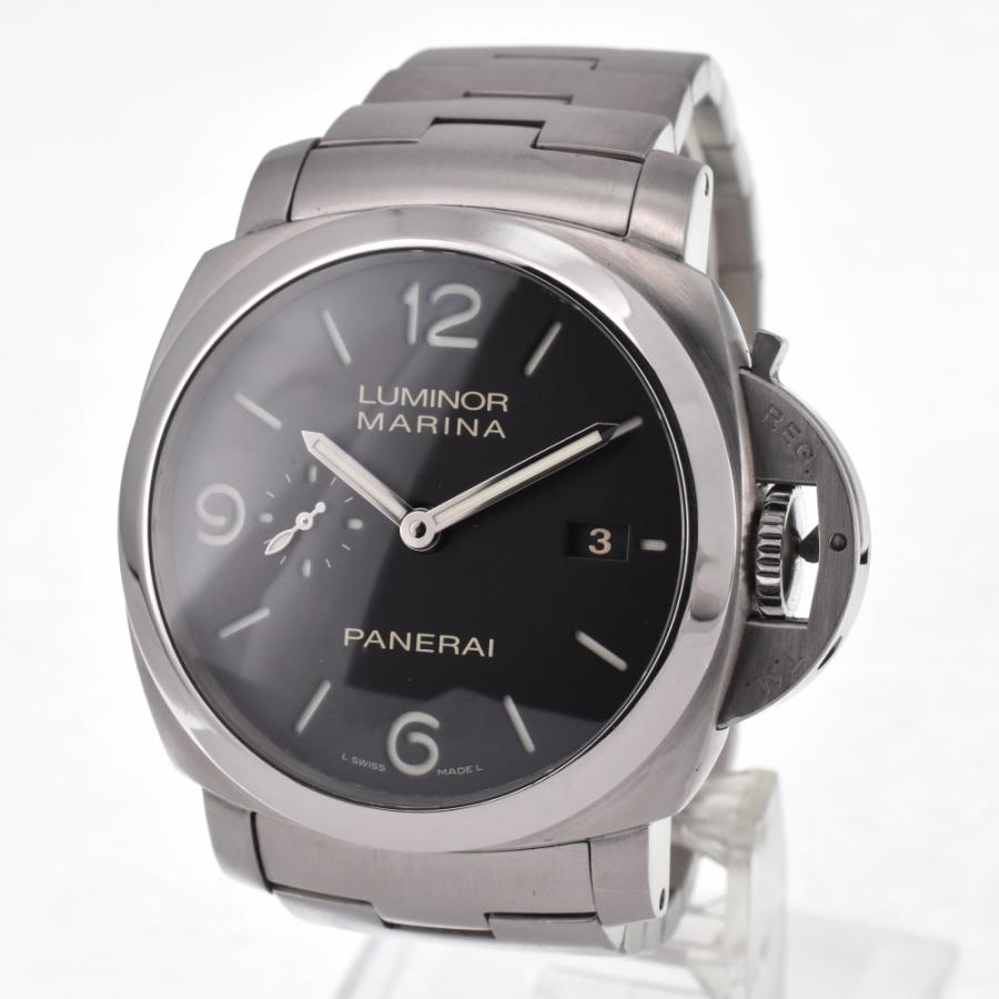 △ パネライ PANERAI PAM00328 ルミノール マリーナ 1950 3デイズ スモールセコンド メンズ 良品 内箱・保証書付き D#128185｜aonohappa｜02