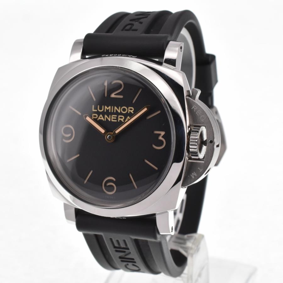 パネライ PANERAI PAM00372 ルミノール1950 3DAYS 手巻き メンズ 良品 箱・保証書付き J#128498｜aonohappa｜02