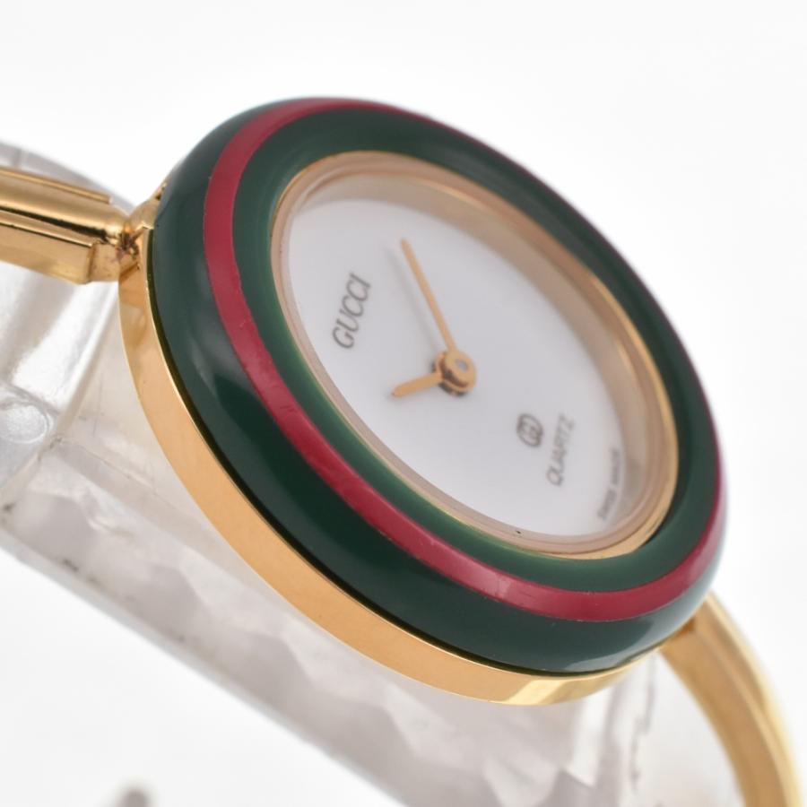 GUCCI グッチ 1100-L ヴィンテージ チェンジベゼル GP クォーツ