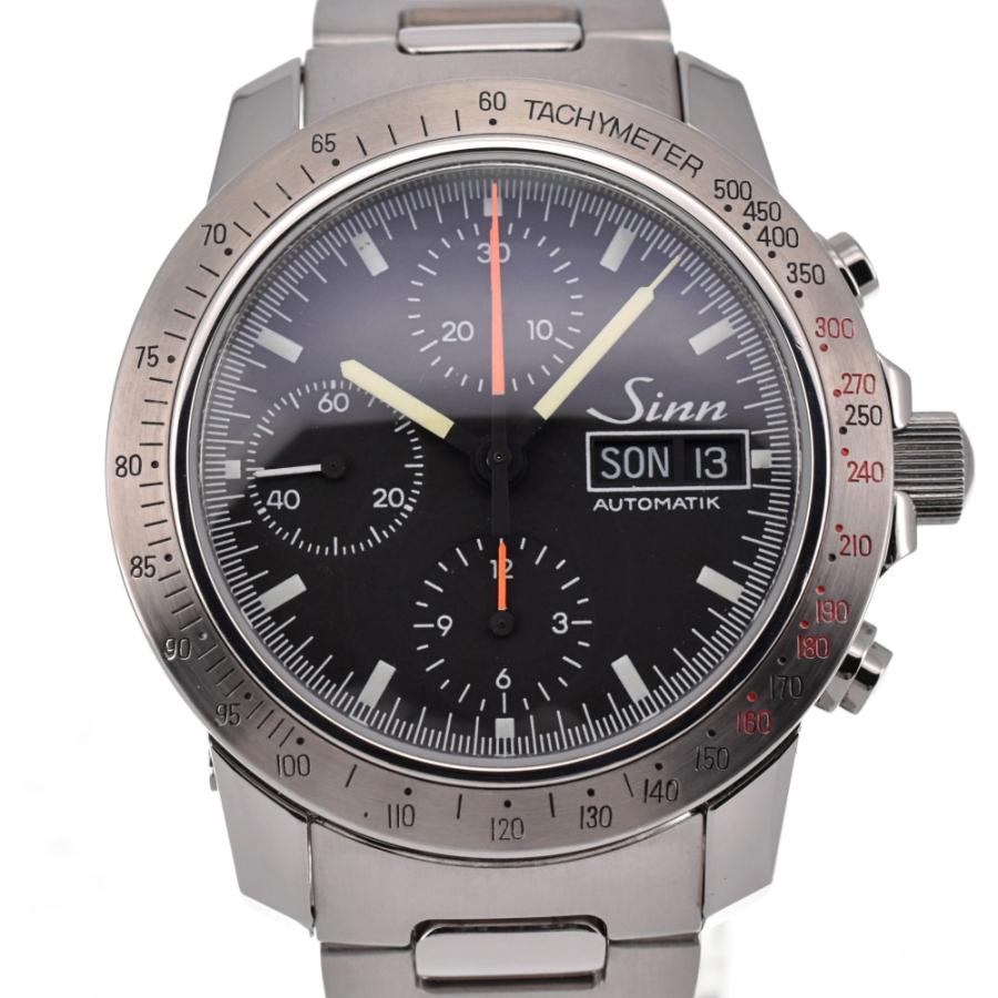 Sinn（ジン） △ Sinn 303 AUTOBAHN クロノグラフ デイデイト 自動巻き 