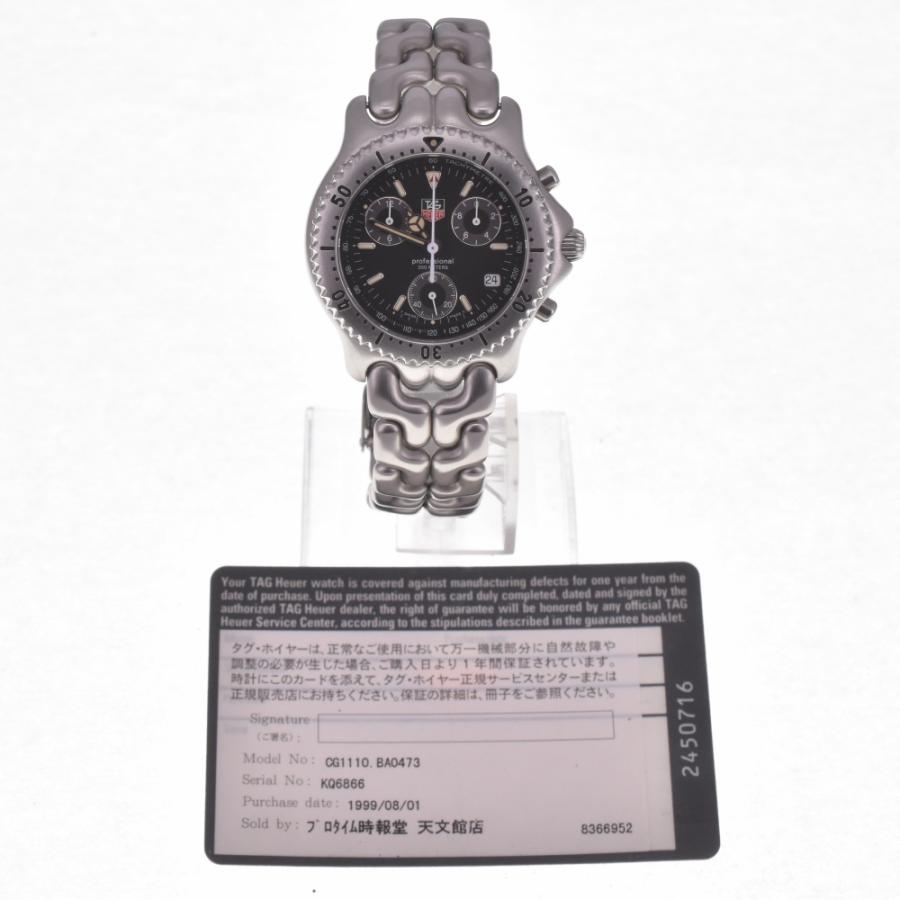 TAG HEUER タグホイヤー CG1110.BA0473 S/el クロノグラフ デイト