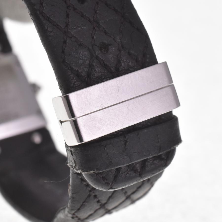 【訳有り】シャネルマトラッセ H0116 クォーツ 2針 革ベルト シルバー 訳有り】シャネルマトラッセ H0116 クォーツ 2針 革ベルト シルバー