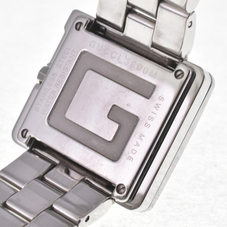 GUCCI（グッチ） GUCCI 3600M G スクエア サーモンピンク ダイヤル