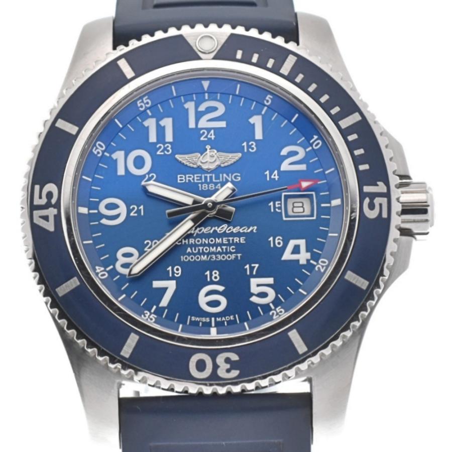 ブライトリング美品✨スーパーオーシャンII ✨A17392‼️ 中古)BREITLING ブライトリング スーパーオーシャン II 44 ジャパン