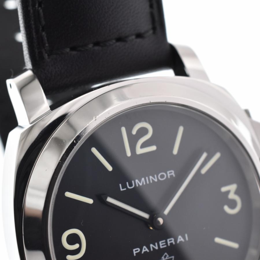 パネライ PANERAI PAM01000 ルミノール ベースロゴ 手巻き メンズ 良品 内箱・保証書付き Q#129743｜aonohappa｜09