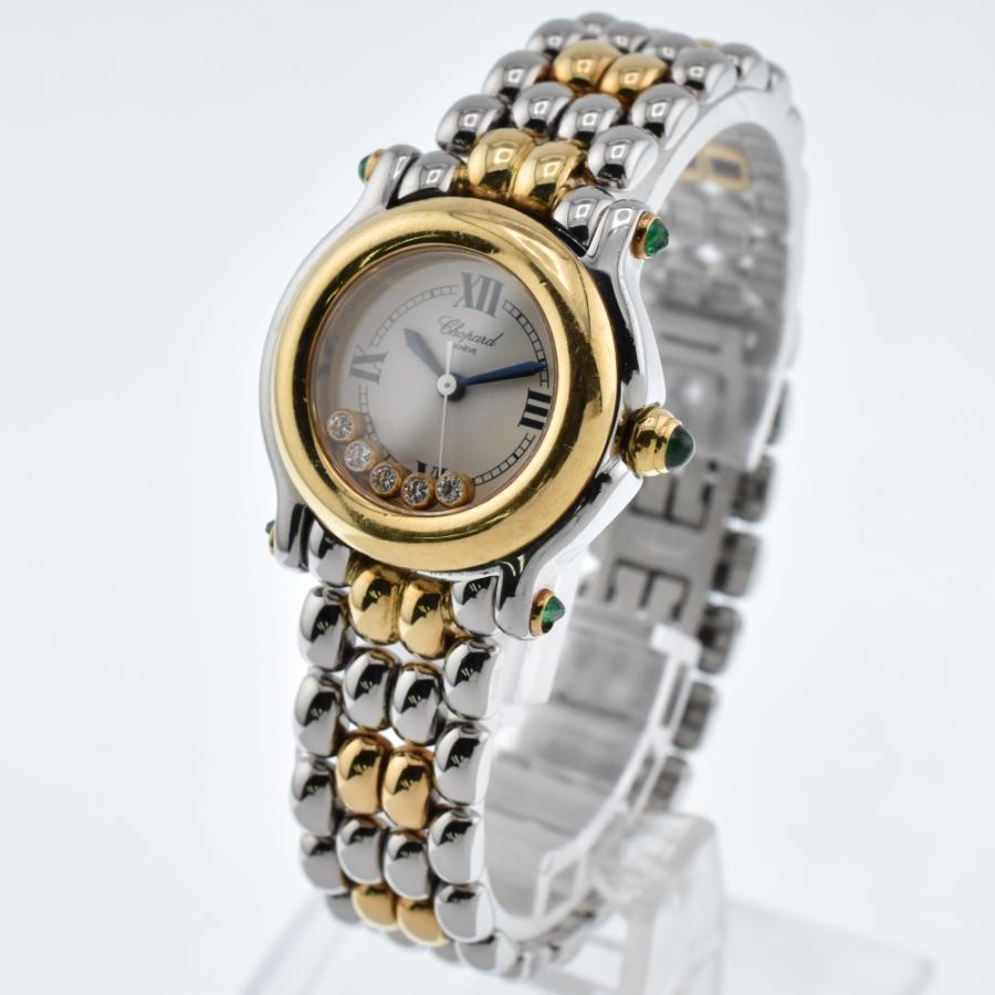 ショパール Chopard 27/8278-21 ハッピースポーツ 5Pダイヤ クォーツ レディース _914817 Chopard（ショパール） ハッピースポーツ デイト 5P ダイヤモンド