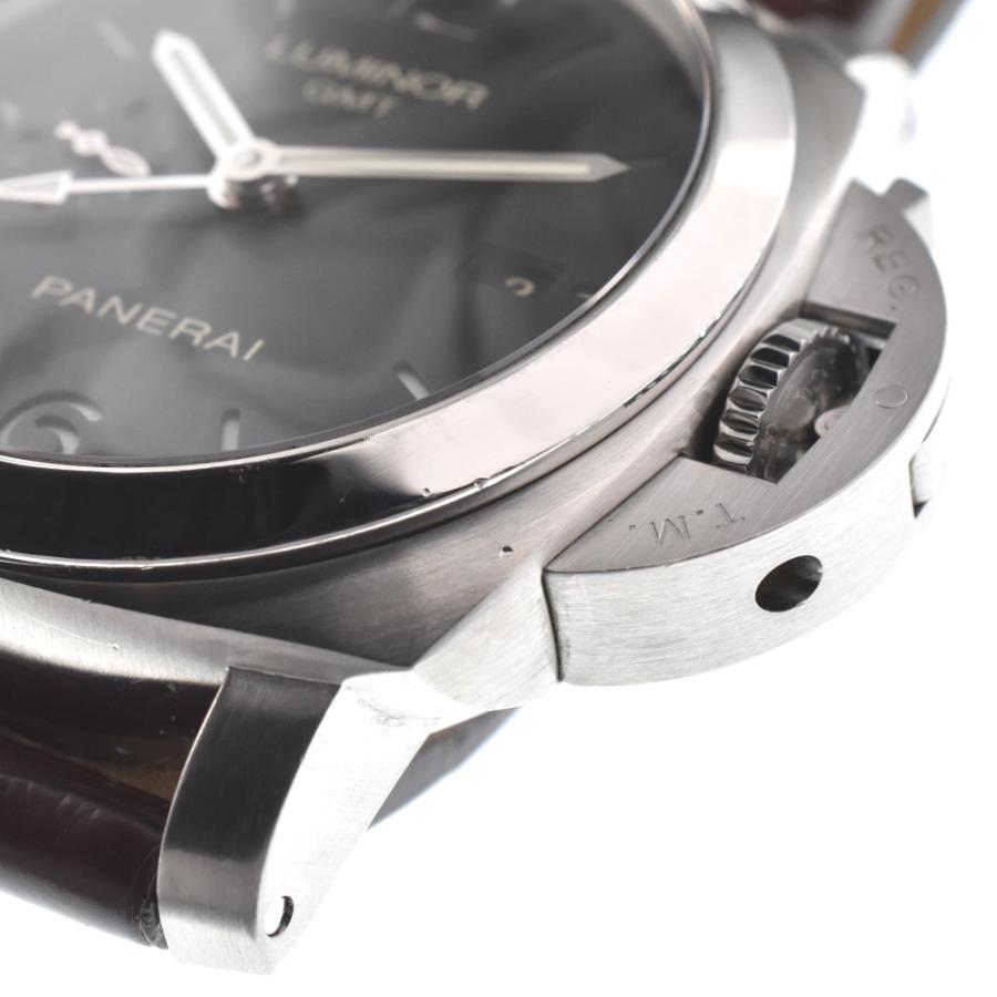 パネライ PANERAI PAM00320 ルミノール 1950 3デイズ GMT 自動巻き メンズ 箱・保証書付き Q#129838｜aonohappa｜08