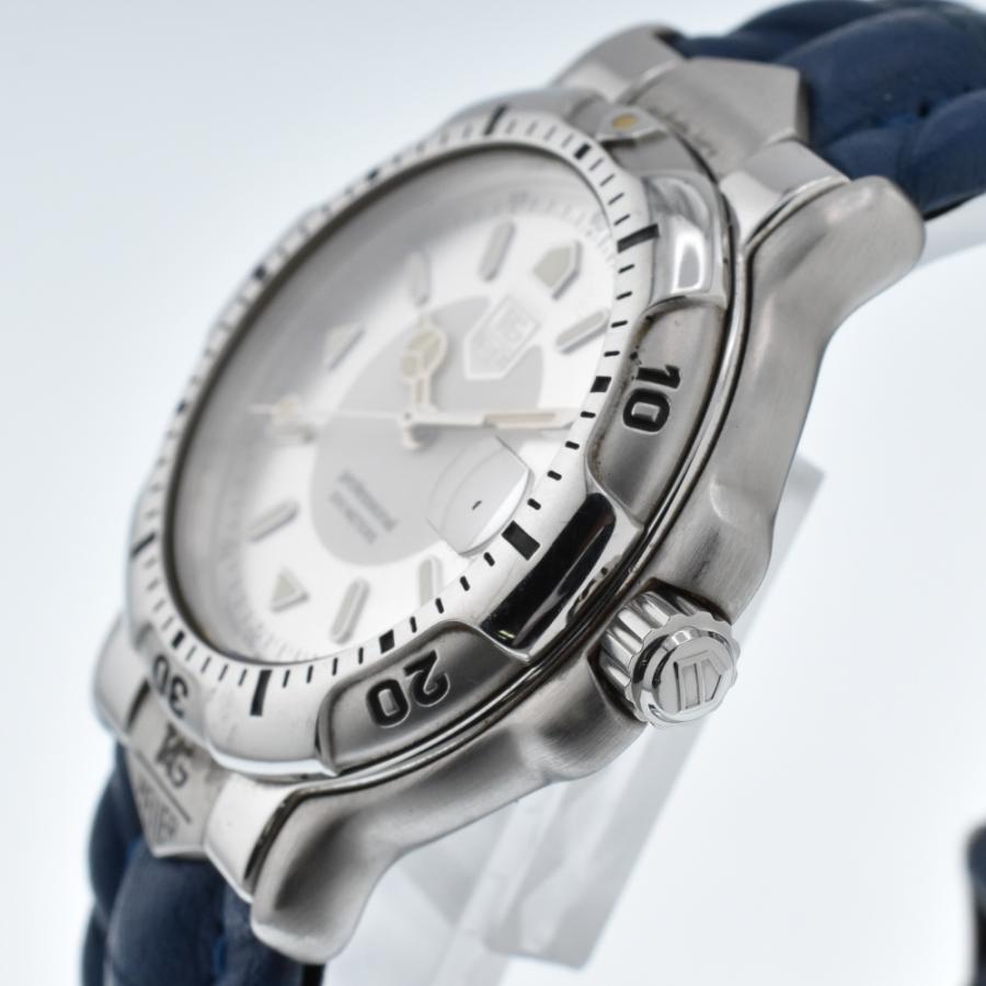 稼働 TAG HEUER タグホイヤー WH1115-K1 ブルー ネジ欠損あり 稼働 TAG HEUER タグホイヤー WH1115-K1 ブルー ネジ欠損あり タグ