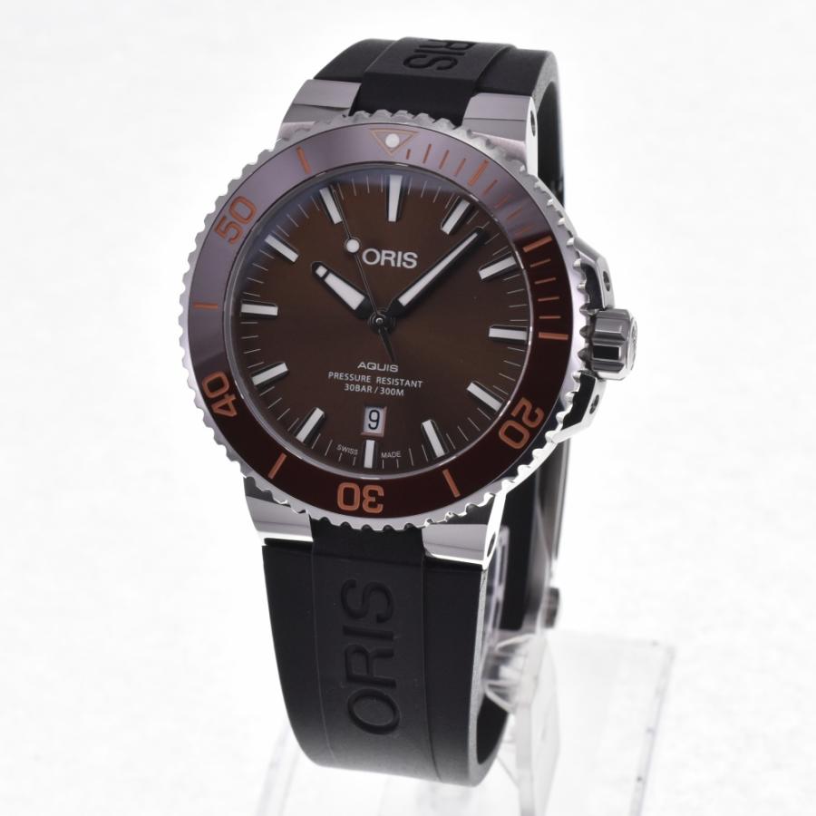 ORIS（オリス） 値下 ORIS 733.7730.4152 アクイス デイト 自動巻き 