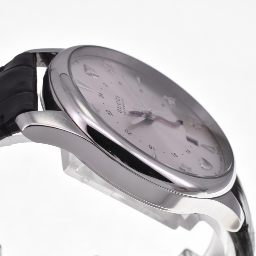 GUCCI グッチ YA126332/126.3 Gタイムレス GMT デイト 自動巻き メンズ  