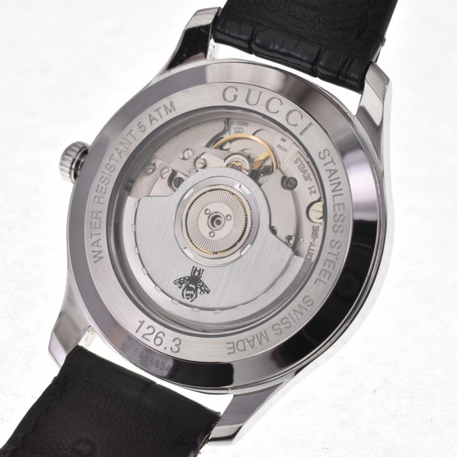 GUCCI（グッチ） GUCCI YA126332/126.3 Gタイムレス GMT デイト