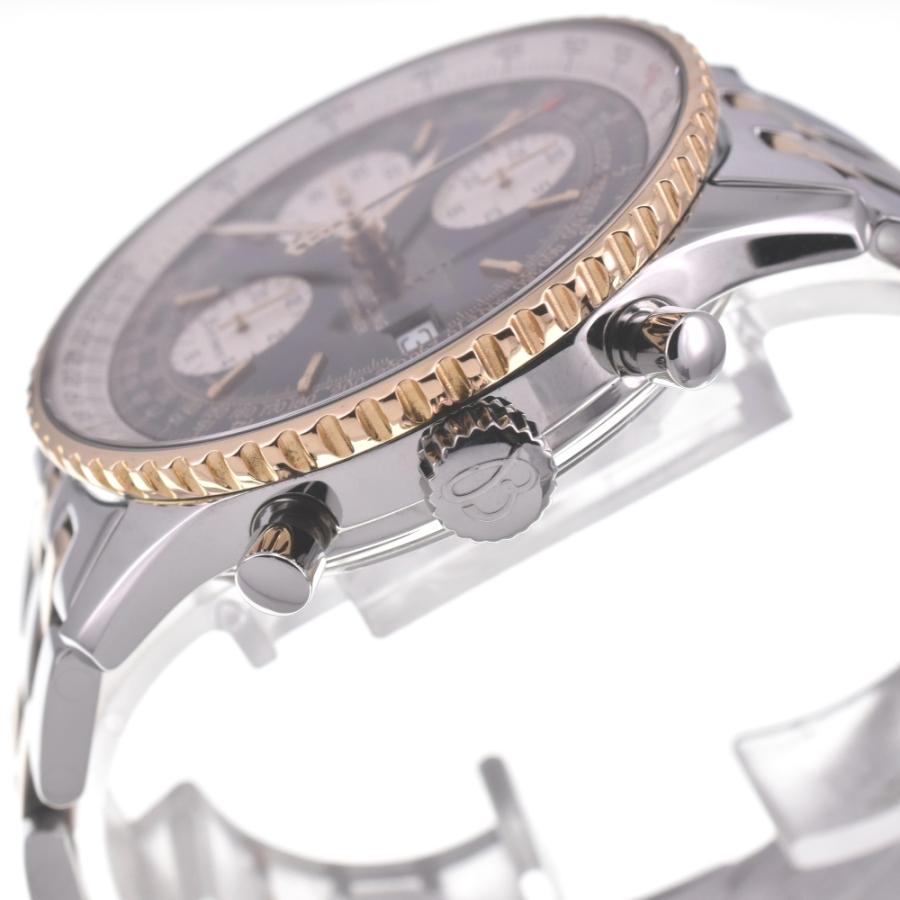 ブライトリング（BREITLING） BREITLING D13022 オールドナビタイマー クロノグラフ デイト SS/K18YG 自動巻き ...