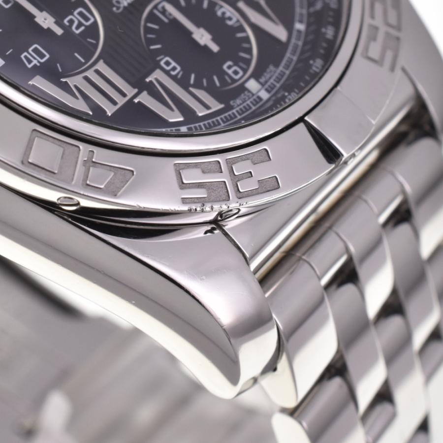 ブライトリング BREITLING AB0110 クロノマット 44 クロノグラフ 自動巻き メンズ 美品 箱付き E#130676｜aonohappa｜09