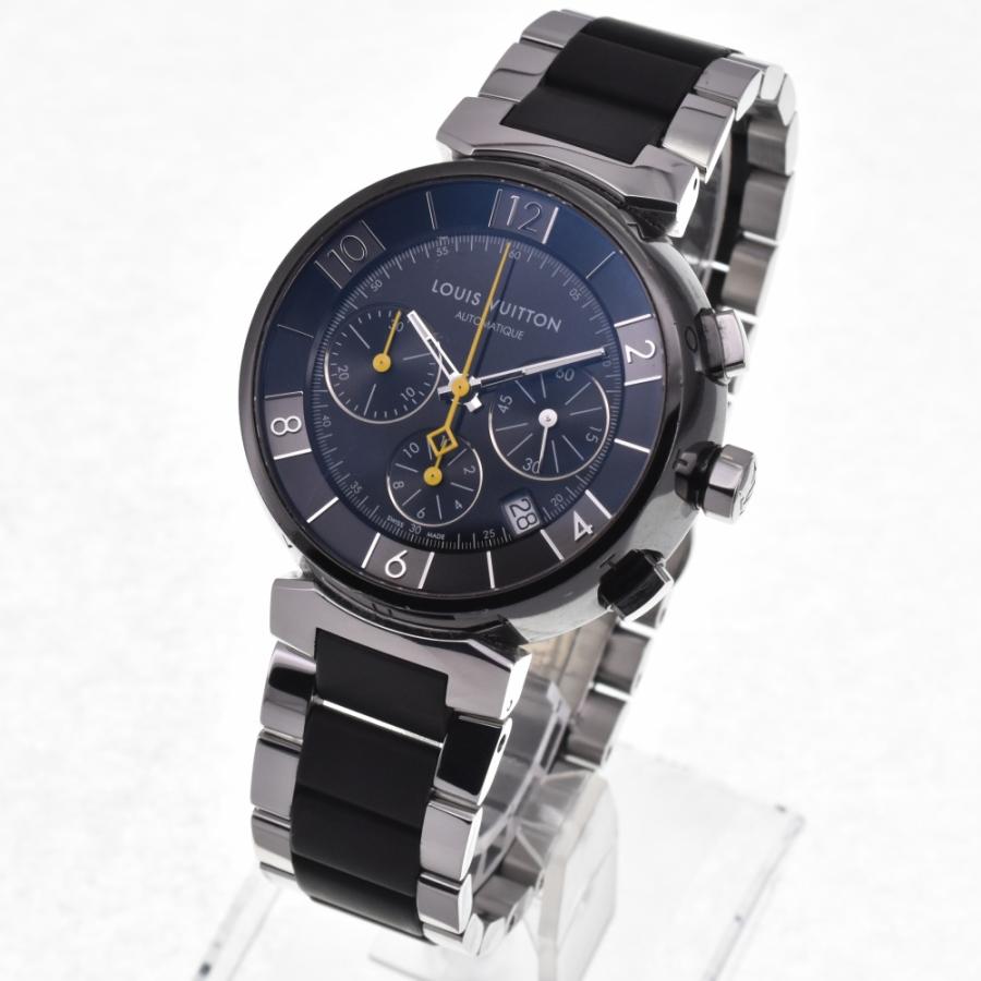 LOUIS VUITTON ルイ・ヴィトン Q112J タンブール インブラック クロノ  