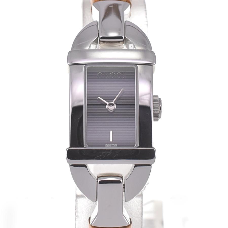 グッチ GUCCI 6800L バングルウォッチ SS/バンブー クォーツ  
