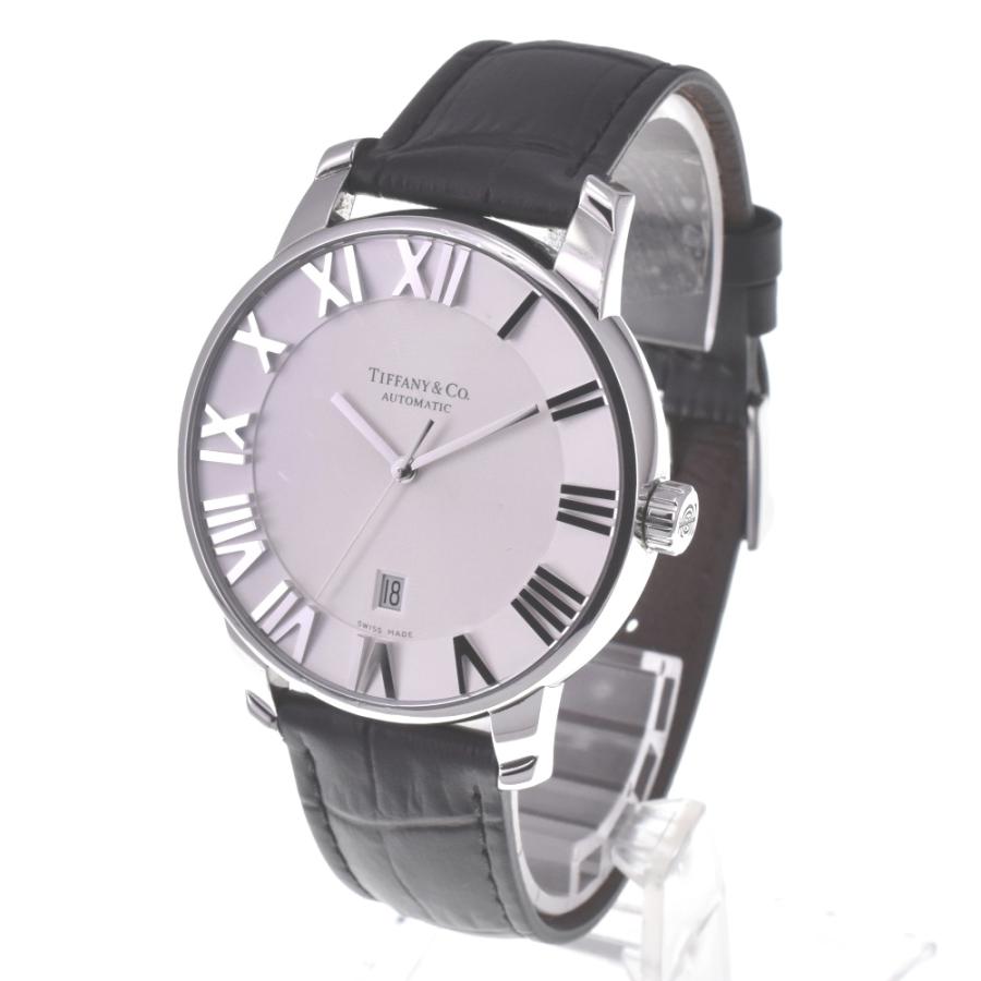 ティファニー TIFFANY&Co. Z1810.68.10A21A50A アトラス ドーム デイト 自動巻き メンズ 良品 箱・保証書付き ...