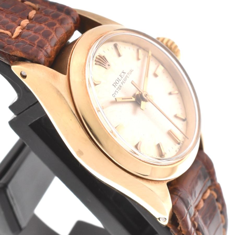ROLEX Oyster Perpetual k18 金無垢6618 ROLEX ロレックス オイスターパーペチュアル レディース腕時計 18K 金