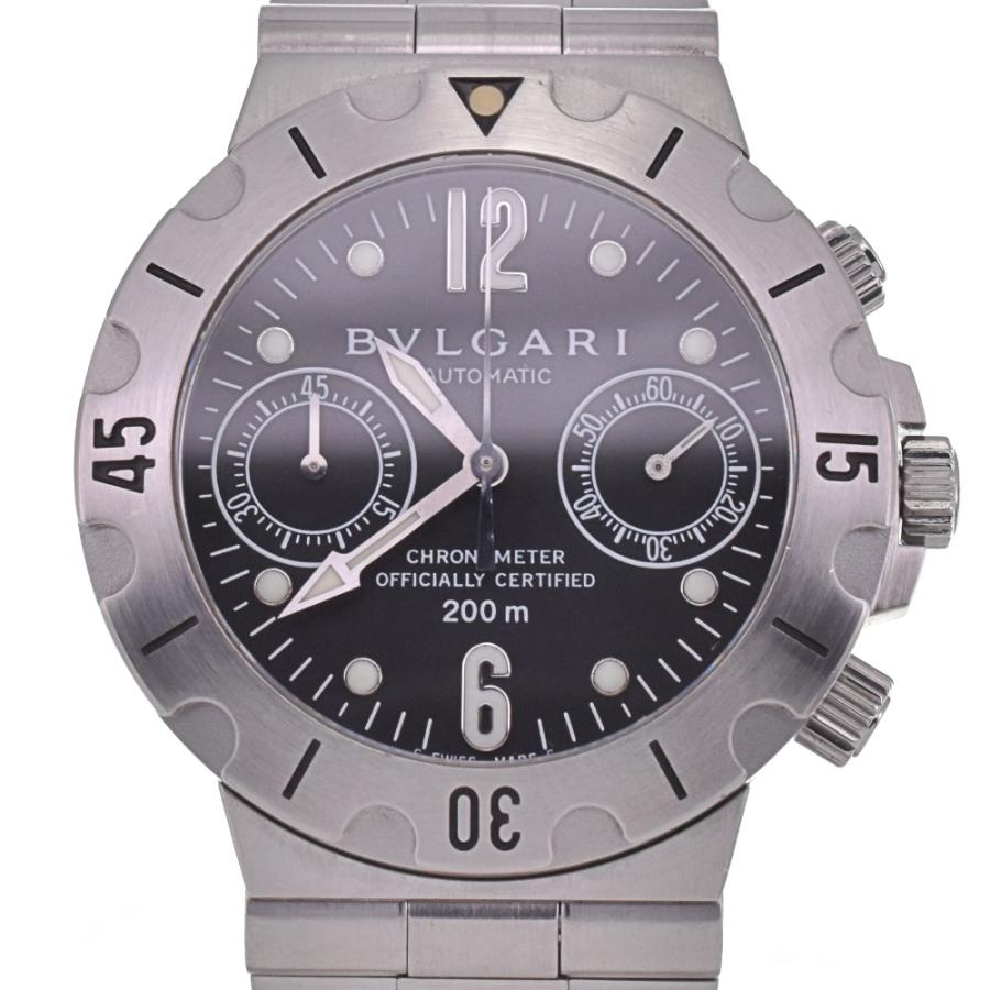 BVLGARI ブルガリ ディアゴノ クロノグラフ SCB38S 美品　鑑定済み BVLGARI（ブルガリ） 値下 BVLGARI SCB38S ディアゴノ スクーバ クロノ