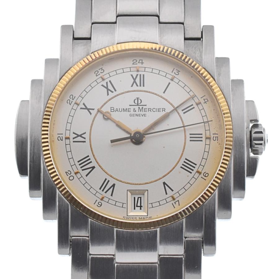 Baume&Mercier シルバー クォーツ 時計【ジャンク】 BAUME&MERCIER（ボーム&メルシエ） ボーム＆メルシェ Baume & Mercier
