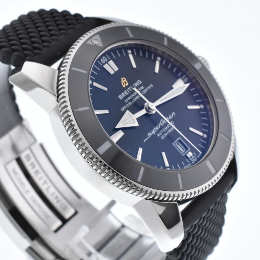 ブライトリング 値下 BREITLING AB2020 スーパーオーシャンヘリテージ B20 デイト 自動巻き メンズ 美品 内箱・保証書付き ...