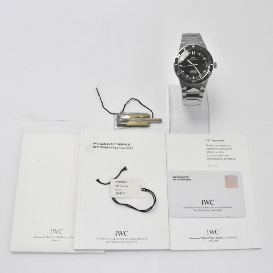IWC SCHAFFHAUSEN IW353602 GST アクアタイマー 自動巻き メンズ 美品 保証書付き O#132168 ...