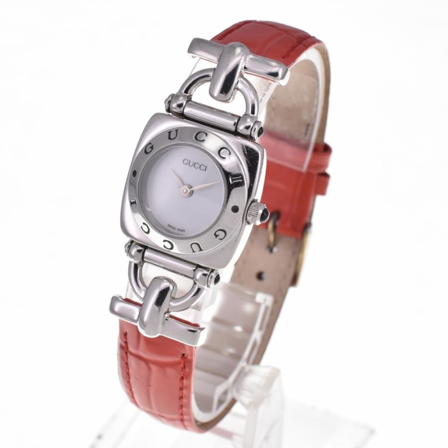 GUCCI グッチ ホースビット 6300L クォーツ レディース 腕時計 【公式
