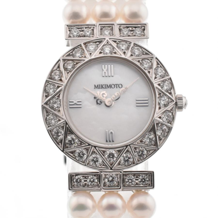 MIKIMOTO（ミキモト） MIKIMOTO 1F20-HAD0 3連パールウォッチ