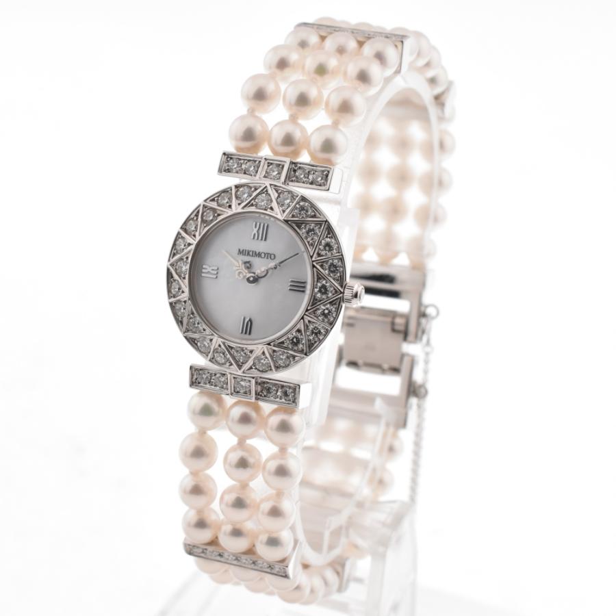 MIKIMOTO（ミキモト） MIKIMOTO 1F20-HAD0 3連パールウォッチ