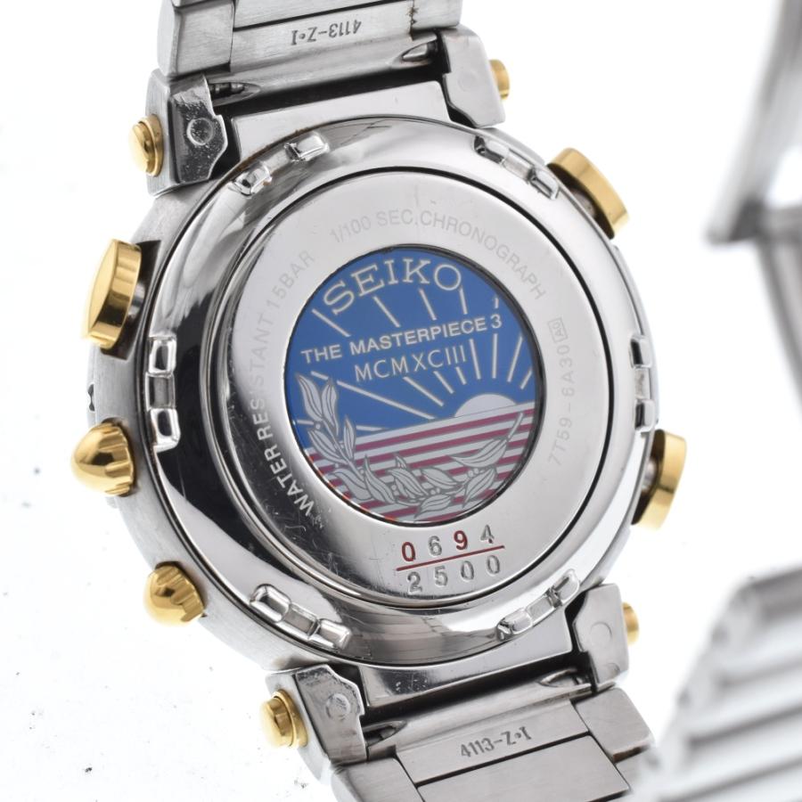新品電池 セイコー 腕時計 マスターピース 7T59-6A30 2500本限定 新品電池 セイコー 腕時計 マスターピース 7T59-6A30 2500本限定