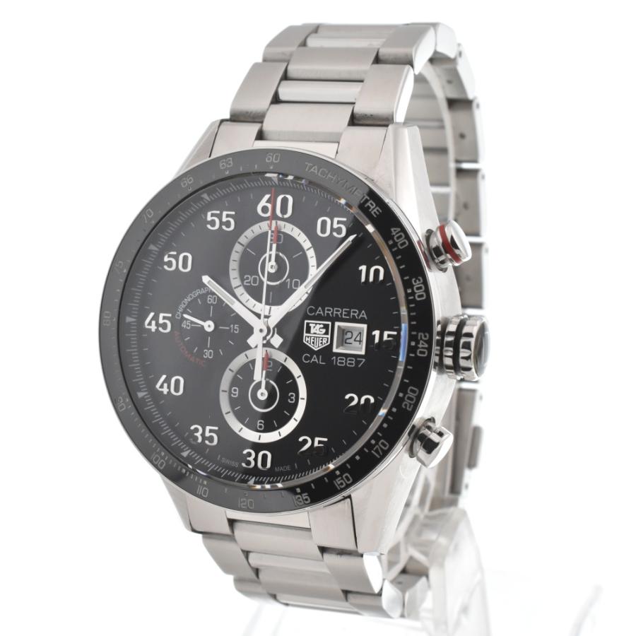 TAG HEUER（タグ・ホイヤー） TAG HEUER CAR2A10 カレラ キャリバー1887 裏スケ クロノグラフ デイト 自動巻き ...
