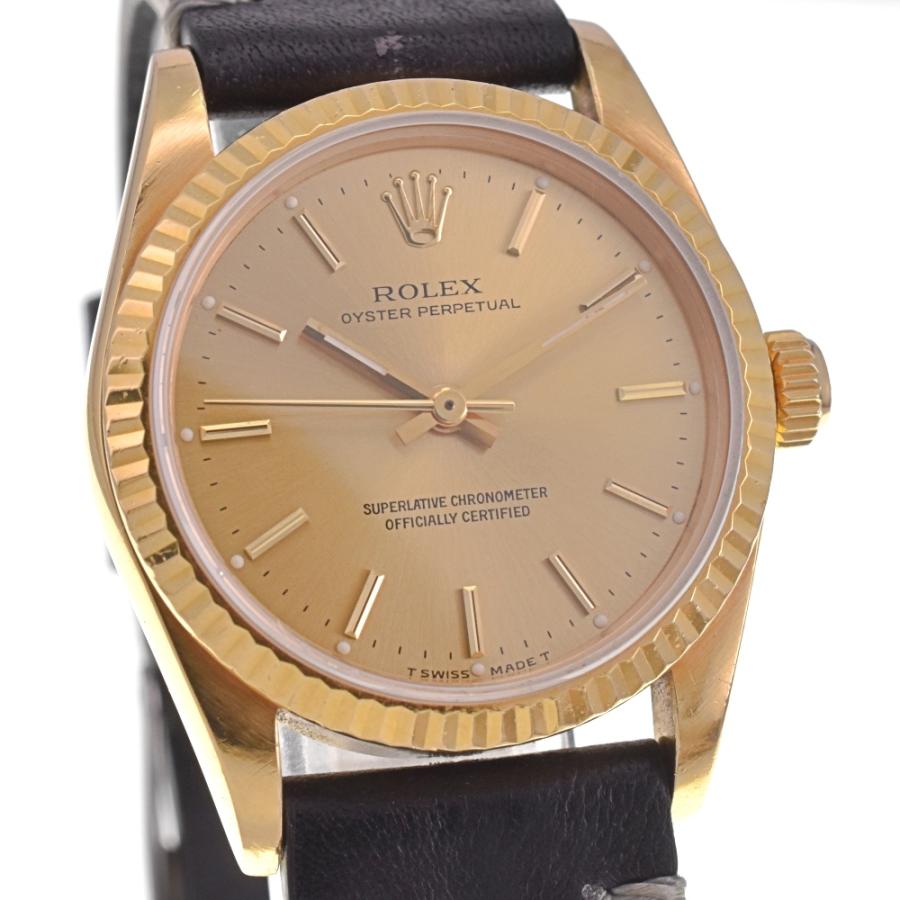 ROLEX ロレックス 67518 ヴィンテージ オイスターパーペチュアル K18YG