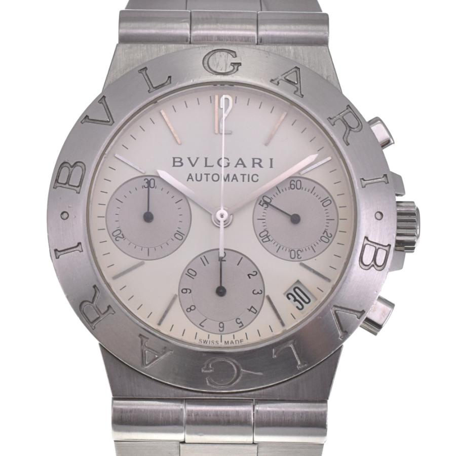 美品　BVLGARI/ブルガリ ディアゴノ クロノ CH35S 自動巻き BVLGARI ブルガリ CH35S ディアゴノ スポーツ クロノグラフ