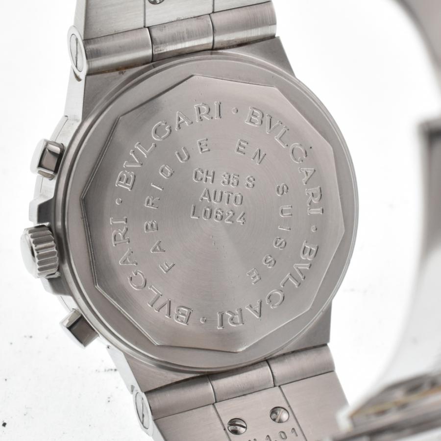 美品　BVLGARI/ブルガリ ディアゴノ クロノ CH35S 自動巻き BVLGARI ブルガリ ディアゴノ スポーツ 中古 メンズ腕時計 CH35S