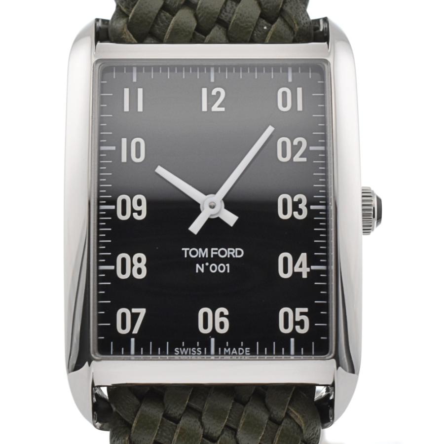 トムフォード TOM FORD TFT001003 レクタンギュラー クォーツ メンズ 