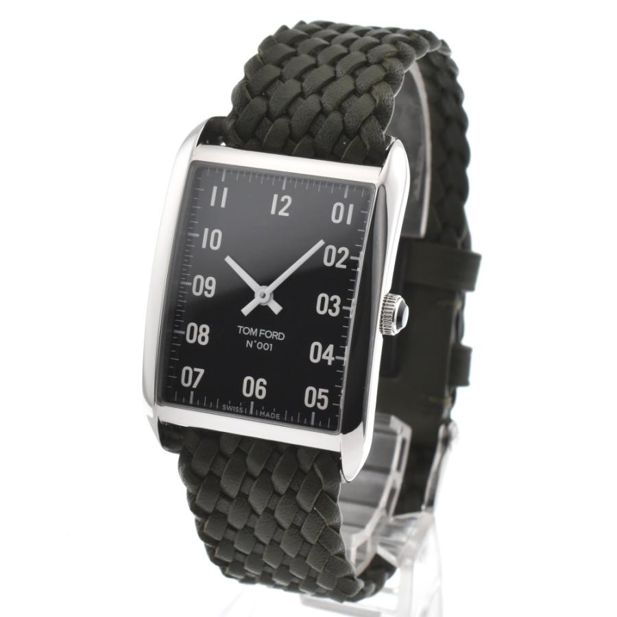 値下 トムフォード TOM FORD TFT001003 レクタンギュラー クォーツ