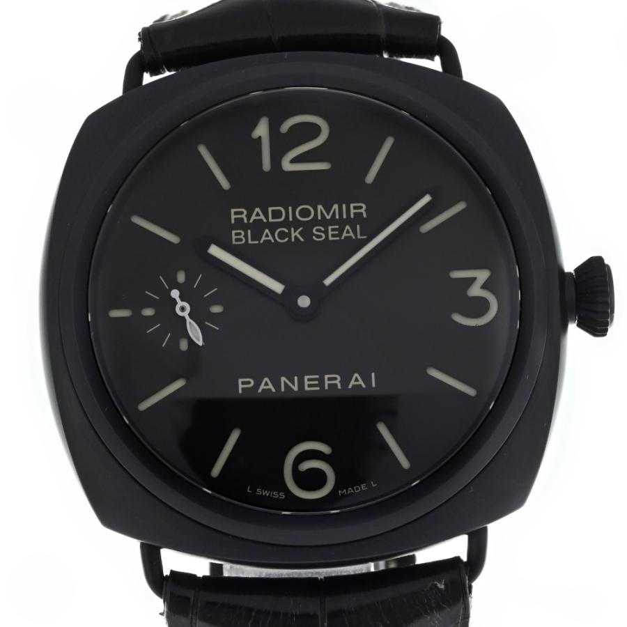 パネライ PANERAI PAM00292 ラジオミール ブラックシール 3デイズ 手巻き メンズ 美品 箱・保証書付き K#134102 : ...