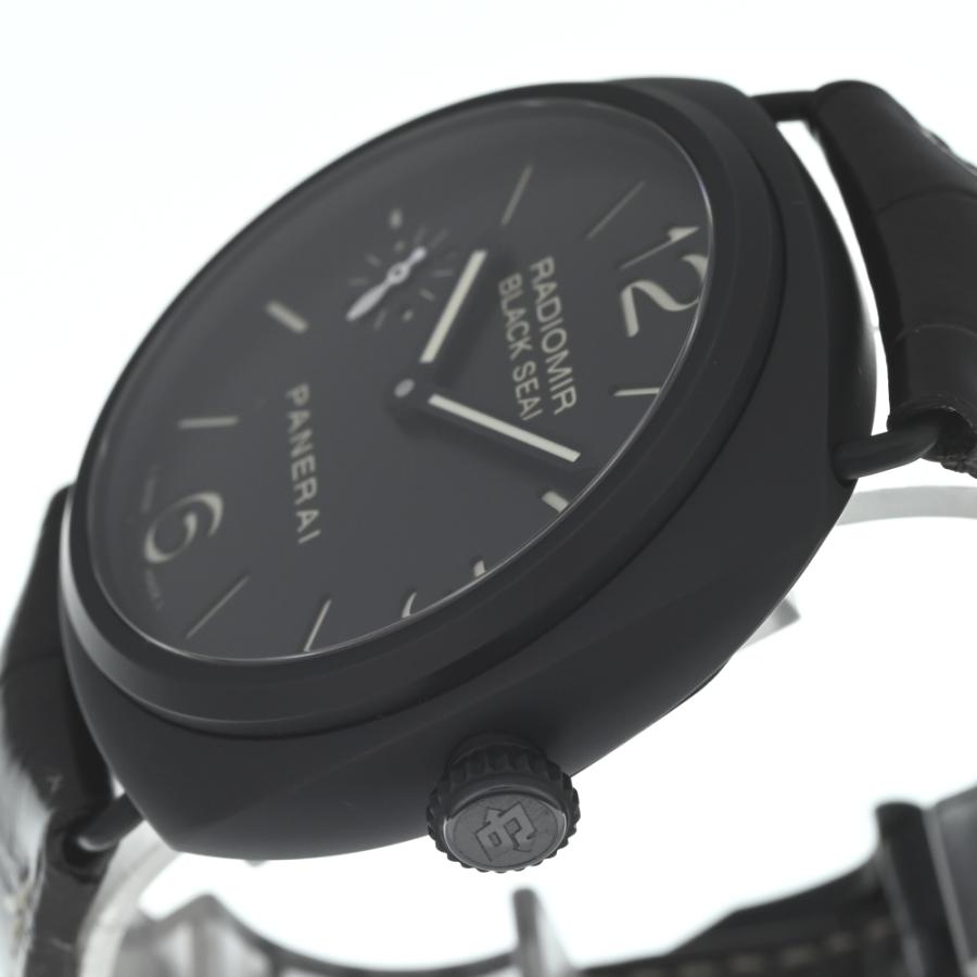 パネライ PANERAI PAM00292 ラジオミール ブラックシール 3デイズ 手巻き メンズ 美品 箱・保証書付き K#134102 : ...