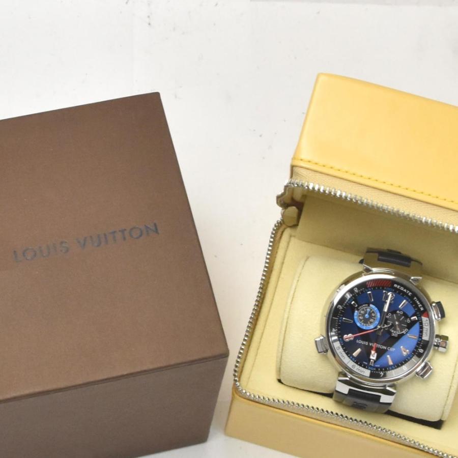 LOUIS VUITTON ルイ・ヴィトン Q102D タンブール レガッタ クロノ 