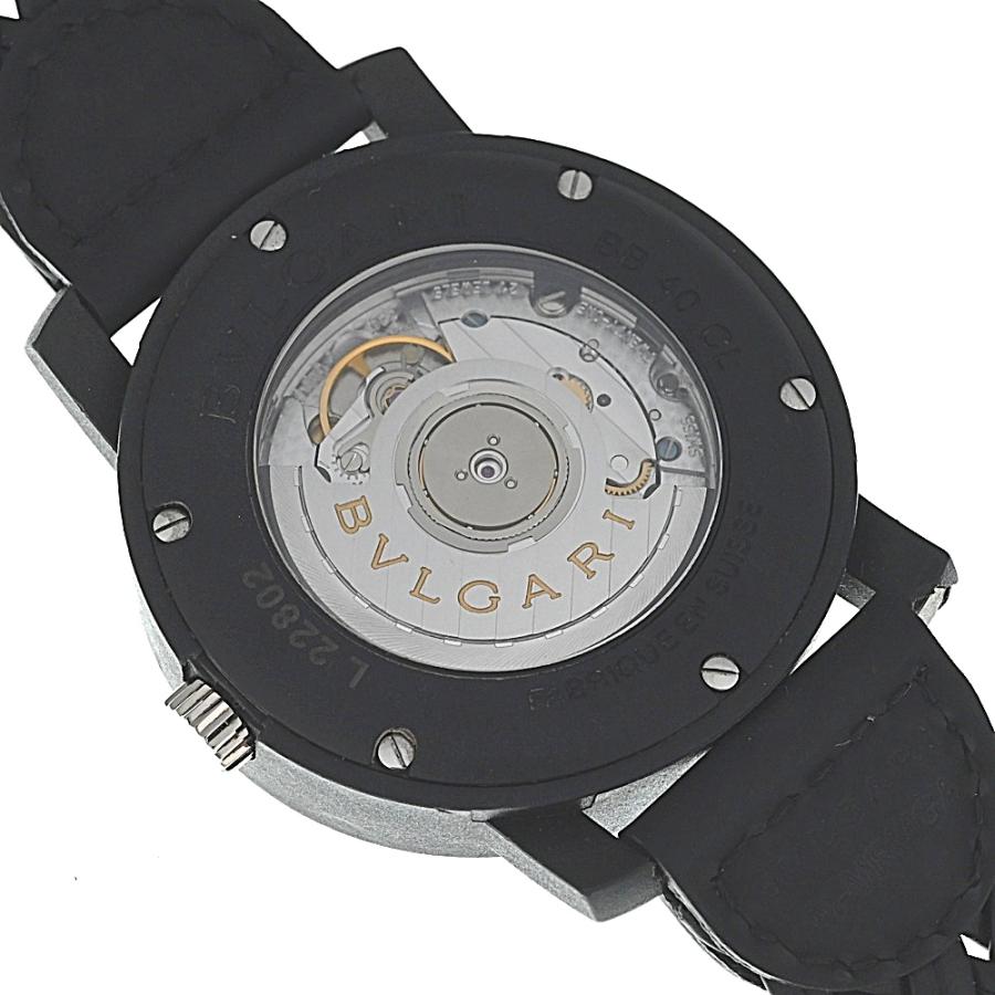 BVLGARI ブルガリ BBW40CGLD カーボンゴールド デイト 自動巻き メンズ 