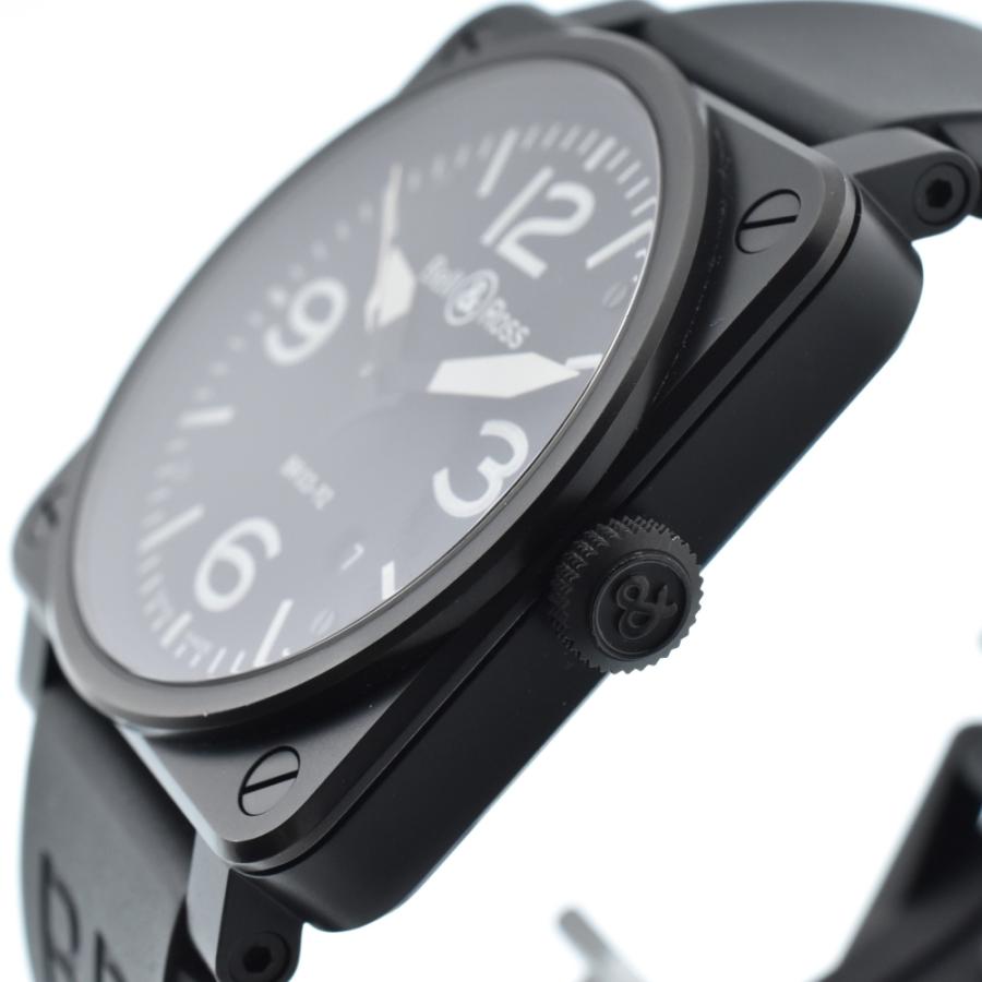 ベル&ロス 値下 Bell＆Ross BR03-92CFB-R BR03-92 デイト 自動巻き